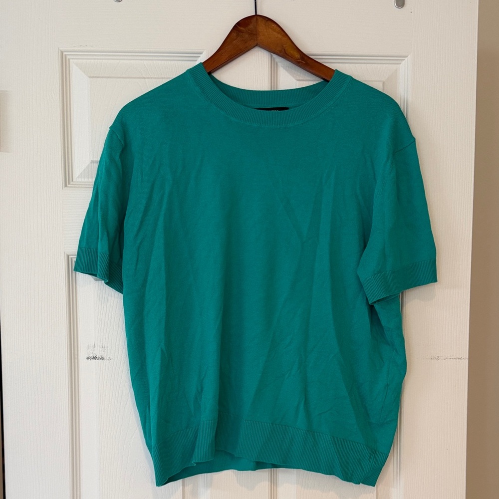 Banana Republic Teal Crew Neck Sweater